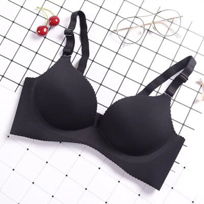 

Women Push Up Lingerie Seamless Bra Sexy Deep U Cup Bras Wire Free Bralette Female Lingerie Underwear