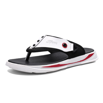 

2019 Summer Outdoor Men Slippers Soft Sole Flip Flops Leisure Sneakers Non-slip Beach Shoes Male Sandalias Lightweight Sneakers