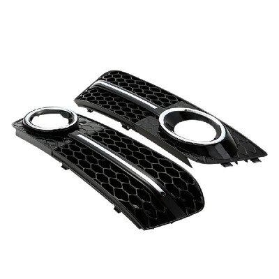 

One Pair Black Front Grille Car Grilles for Audi A4B8 09-12