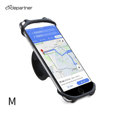 

Cyclepartner Universal Phone Mount for Bike Non-Slip Shockproof German Silicone Cellphone Bicycle Motorcycle Holder Mobile Smartph