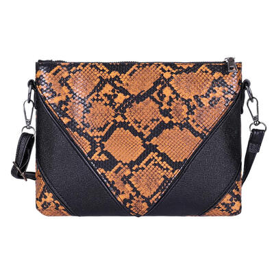 

Hit Color Snake Print Shoulder Handbags Women PU Leather Crossbody Bags