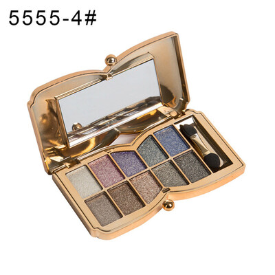 

Colour Geometry 10 Colors Shimmers Glitter Eyeshadow Makeup Palette with Brush