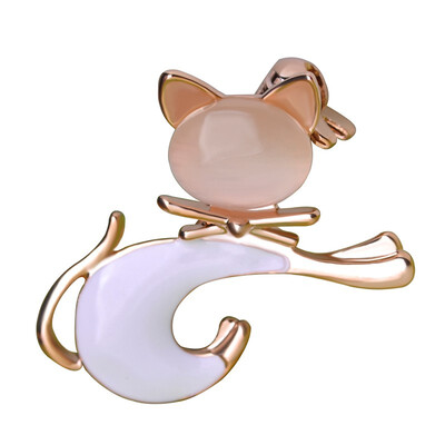 

Blucome black cat brooch lady animal fashion cute brooch 7208