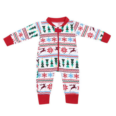 

Christmas Baby Girls Boys Clothes Infant Striped Romper Christmas Costume