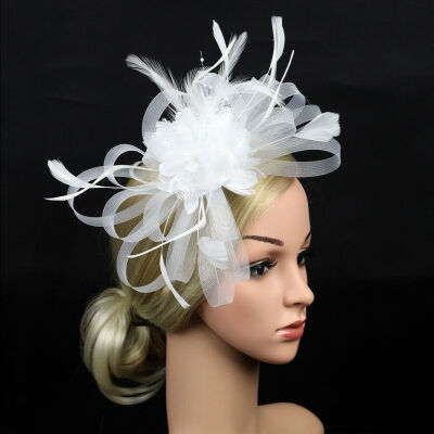 

Cocktail Party Hat Womens Sinamay Fascinator Wedding Church Kentucky Derby Dress