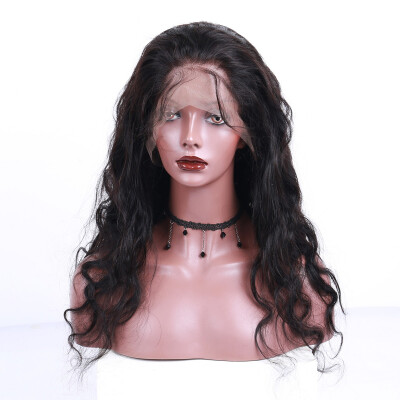 

250 Density Lace Front Human Hair Wigs With Baby Hair Black Body Wave Brazilian Virgin Lace Wig Dolago