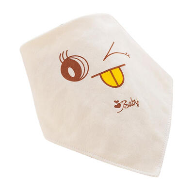 

Reusable Baby Triangle Cotton 2 Layers Bandana Slabber Drool Burp Bibs