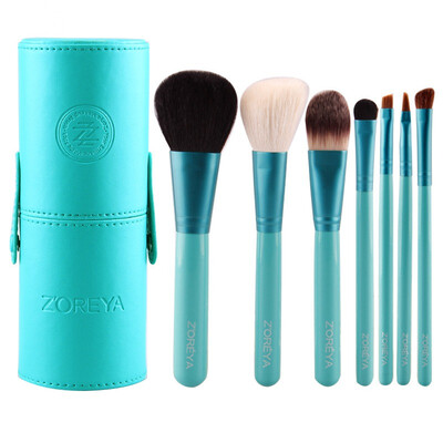 

7 Pcs makeup brush Set tools Powder Foundation Eyeshadow Blush Face Makeup Brushes kit with PU Box Choose