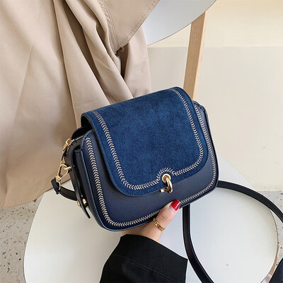 

Autumn&winter small bag woman 2019 new Korean version quality scrub oblique satchel bag simple fashion feeling single shoulder