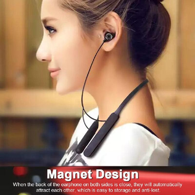 

Wireless Bluetooth 42 Headphone with Mic Ultra Long Standby Time Neck-hanging Sports Headset Large Battery Capacity Magnet Design