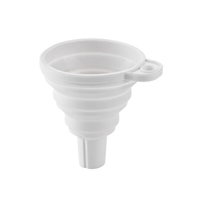 

1pcs Mini Practical Funnel Silicone Collapsible Funnel Folding Portable Funnels Household Liquid Oils Dispensing Kitchen Tools