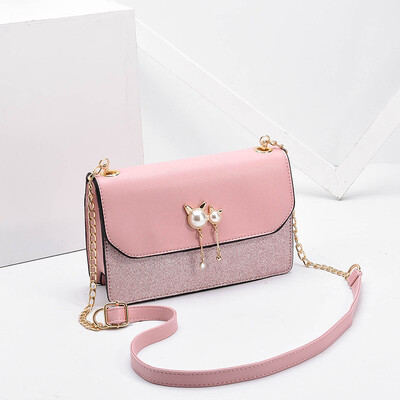 

Ins super hot sequins chain bag small bag girl new fashion Korean version of the fashion 100 shoulder oblique satchel girl