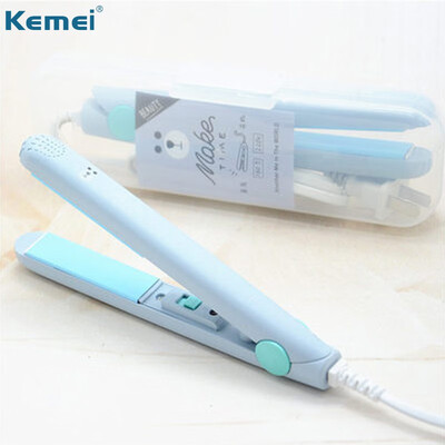 

Mini Portable Steam flat Hair iron hair straightener Curler Straightening steampod Cute Professional Curling Hair irons