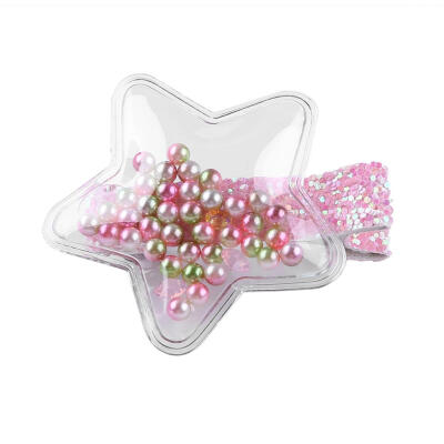 

Transparent Kids Hair Clips Stars Crown Hairpin Girls Hair Accessories