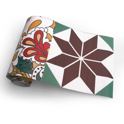 

〖Follure〗1Roll Self Adhesive Tile Art Wall Decal Sticker DIY Kitchen Bathroom Decor Vinyl