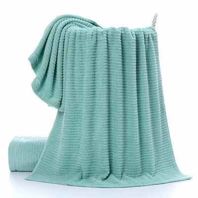

Cotton Large Thick Solid Color Bath Towel for Adults Soft Super Absorbent Fast Drying Sports Beach Towels for Home Hotel Beauty