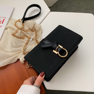 

Shangxinyang air scrub bag female 2019 new Korean fashion wild texture chain shoulder slung small square bag