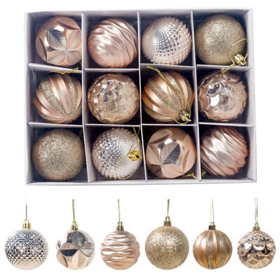 

12PCPack Multi-Colors Christmas Ball - Christmas Tree Hanging Pendant Decor