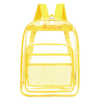 

Tailored Women Ladies Girls Transparent Shoulder Backpack Students School Travel Bag