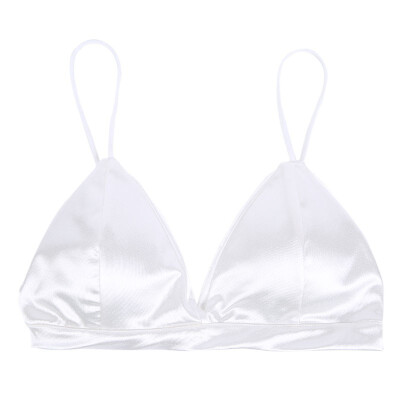 

Sexy Women Sheer Lace Triangle Bralette Bustier Crop Top Unpadded Basic Bra New