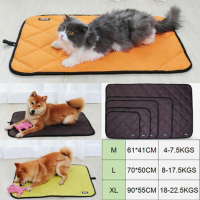 

Summer Pet Cooling Mat Non-Toxic Waterproof Cool Gel Pad Bed Dog Cat Heat Relief