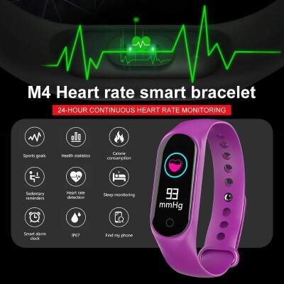 

M4 USB Smart Band Heart Rate Blood Pressure Sleep Monitor Sports Bracelet