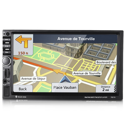 

Rectangle 7021G 7 inch Car MP5 Player Bluetooth FM Radio GPS with Built-in Map