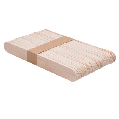 

100pcs Popsicle Sticks Strong Wooden Craft Ice Cream Bars DIY Building Model Material Handicraft