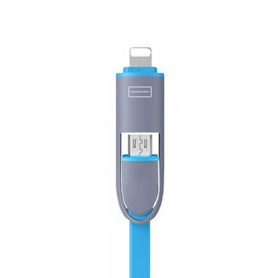 

Hanging Basket Noodle Data Cable Two-in-one Multi-function Data Cables For Apple Android Universal Charging Cables-1m