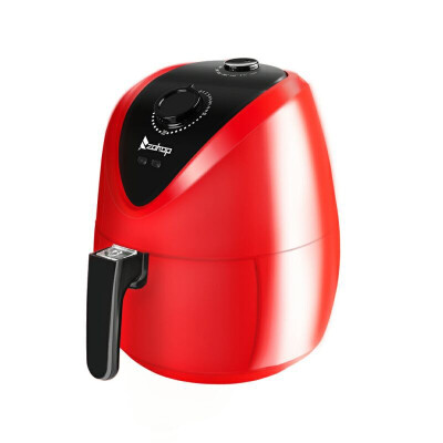 

Air Fryer 1500W Air Fryer Oil Free Low fat Timer & Temperature Control Red Electric-ETL Listed