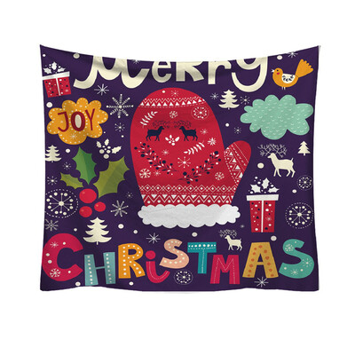 

〖Follure〗Christmas Fashion Tapestry Cartoon Pattern Style Decorative Tapestry Home Decor