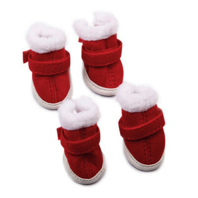 

Dog Christmas Dress Up Boots Chihuahua Puppy Pet Dogs Shoes Small Dog Xmas Decoration 1 Set