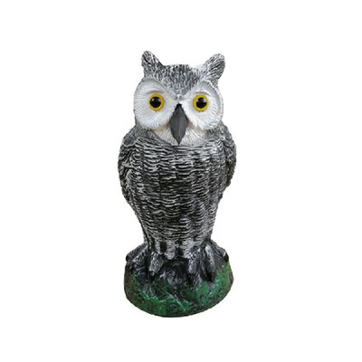 

Plastic Small Fake Owl Outdoor Hunting Shooting Decoys Garden Ornaments Bird Caller Scarer Scarecrow Simulation Owl