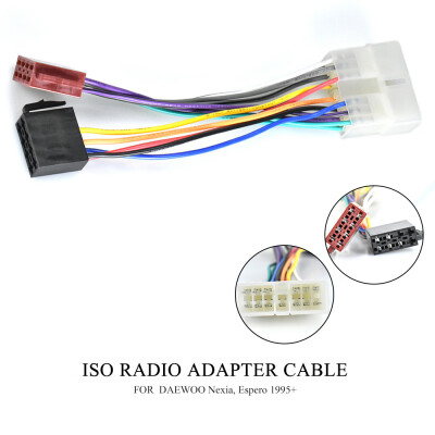 

12-037 ISO Radio for FORD Fusion Fiesta for LAND ROVER Freelander 2005 Wiring F-Harness Wire Cable Plug Adaptor Stereo