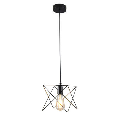 

E27 Retro Industrial Pendant Light Wrought Iron Bar Coffee Shop Chandelier