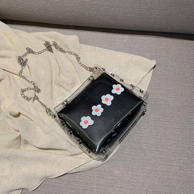 

Sen series flower chain Messenger bag female 2019 new chic fashion wild child mother bag casual simple shoulder bag