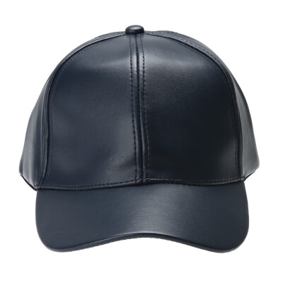 

Unisex Leather Baseball Cap Snapback Outdoor Sport Adjustable Hat