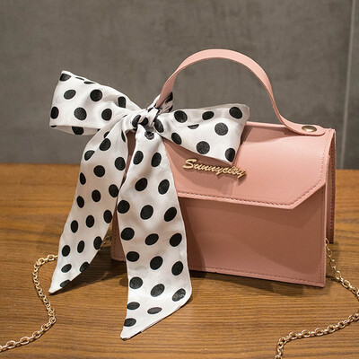

Tailored Fashion Lady Shoulders Small Bag Cover Buckle Letter Purse Mobile Messenger Bag
