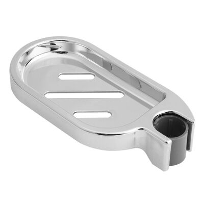 

1 Soap Dish Adjustable Shower Rail Slide Soap Plate Smooth Bathroom Holder New