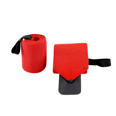

Professional Unisex Wrist Straps Support Braces Belt Protector With 25" Thumb Loops For Powerlifting Bodybuilding Weight Liftin