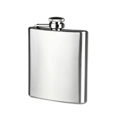 

Metal Portable Flagon Stainless Steel Travel Whiskey Alcohol Liquor Male Bottle