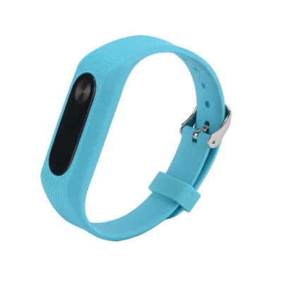 

220mm Silicone Strap Bracelet Wristband Replacement for Xiaomi Miband 2