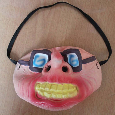 

FUNNYBUNNY Funny Adult Party Mask Latex Clown Cosplay Half Face Horrible Scary Masks Masquerade Halloween Party Decor Halloween