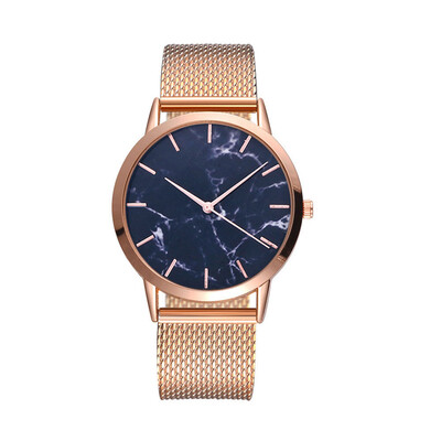 

RM Women Silica Gel Mesh Belt Casual Watch Geneva Simple Mesh Belt Watch