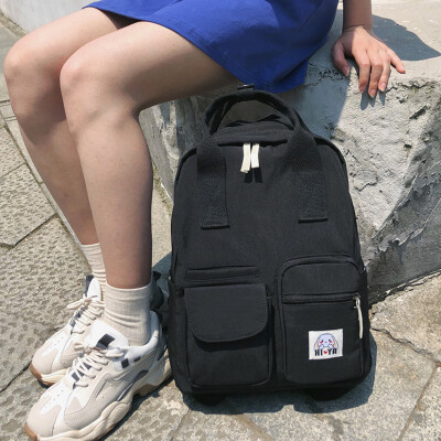 

Ins schoolbag female Korean version of high school students Chaobai campus simple Chaobai Sen Department ancient feeling girl shou