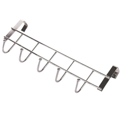 

Multi-functional Door Storage Rack Stainless Steel Kitchen Hanging Rack Hooks