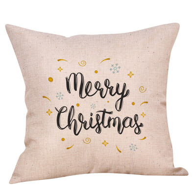 

Siaonvr Christmas Throw Pillow Cover Pillowcases Decorative Sofa Cushion Cover