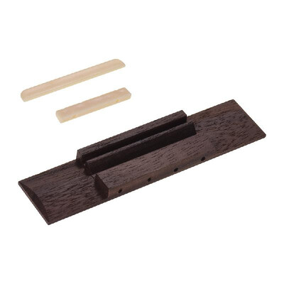 

Ukulele DIY Parts Rosewood Bridge Plastic Saddle&Nut for 4-String Ukuleles