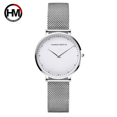 

Simple Style Watch Women Luxury Brand Fashion Ladies Dress Clock Silver Mesh Steel Diamond Female Wristwatches relogio feminino
