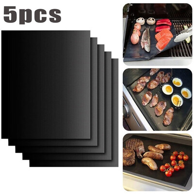 

Barbecue Pad With High Temperature Resistance Non-stick Outdoor BBQ Grill Mat